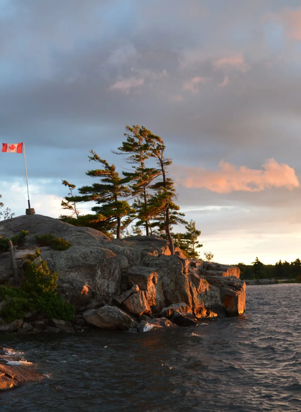 Canadian flag at CQE