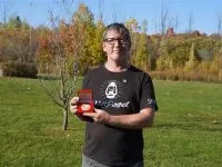 Sean with award